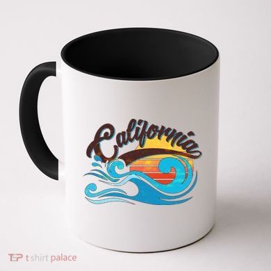 Vintage California Wave Logo Coffee Mug