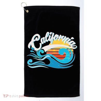 Vintage California Wave Logo Golf Towel