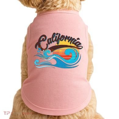Vintage California Wave Logo Doggie Tank