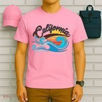 Vintage California Wave Logo T-Shirt thumb 6