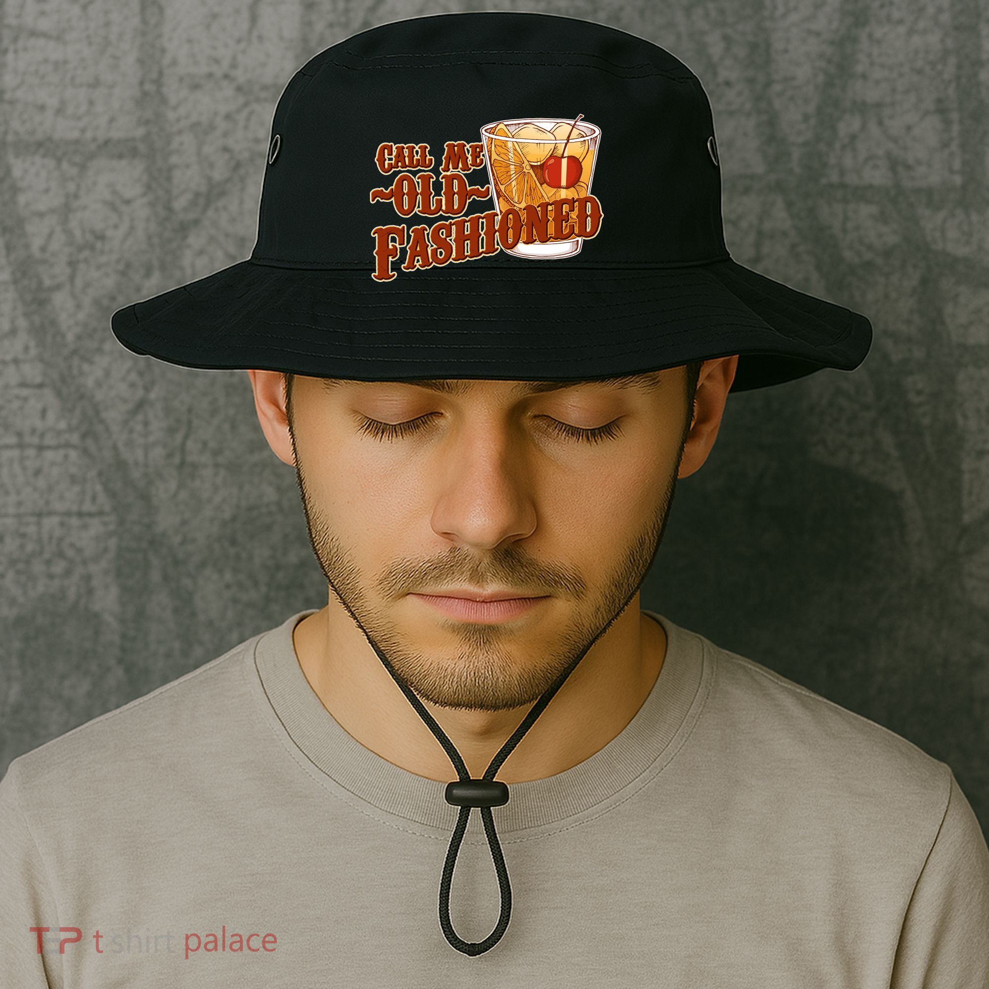 Vintage Call Me Old Fashioned Bucket Hat
