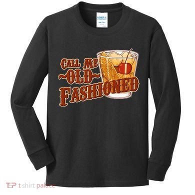 Vintage Call Me Old Fashioned Kids Long Sleeve Shirt