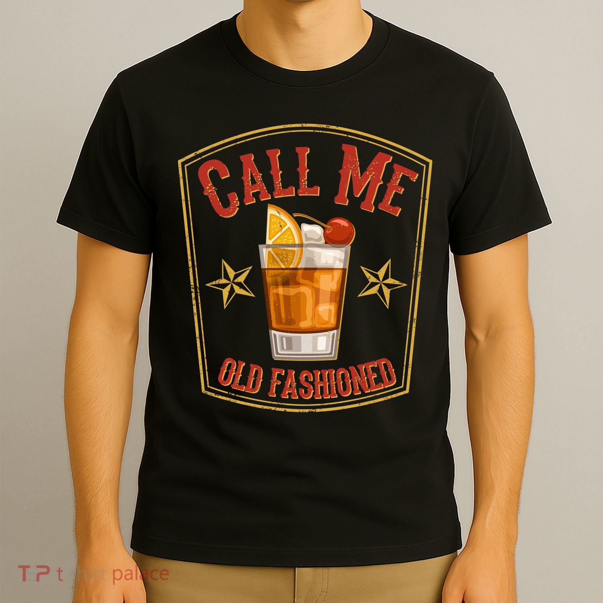Vintage Call Me Old Fashioned Whiskey T-Shirt