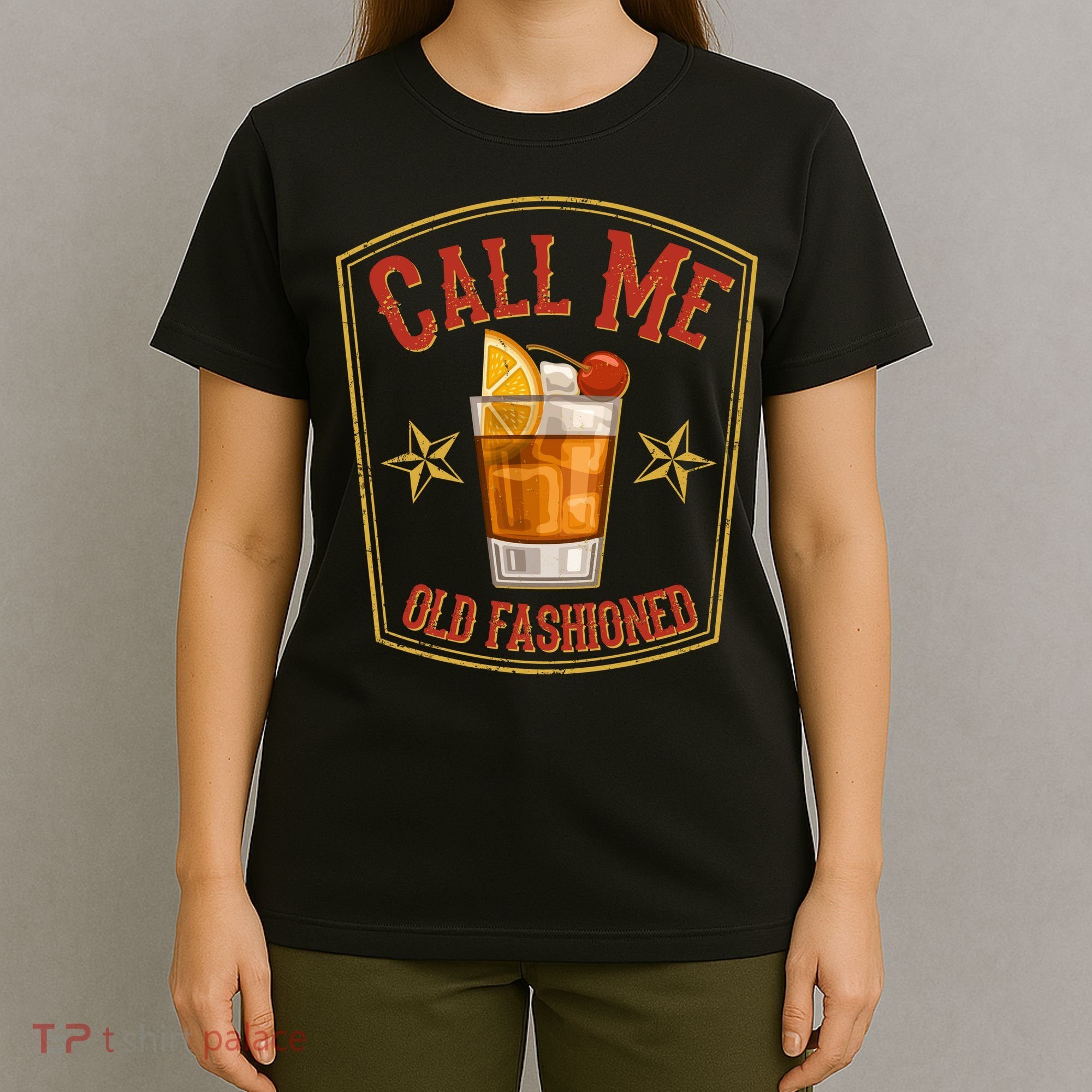 Vintage Call Me Old Fashioned Whiskey T-Shirt