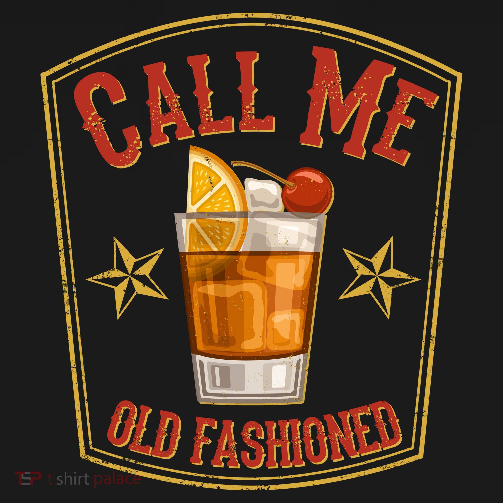 Vintage Call Me Old Fashioned Whiskey T-Shirt