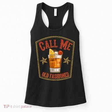 Vintage Call Me Old Fashioned Whiskey Women's Tank Top