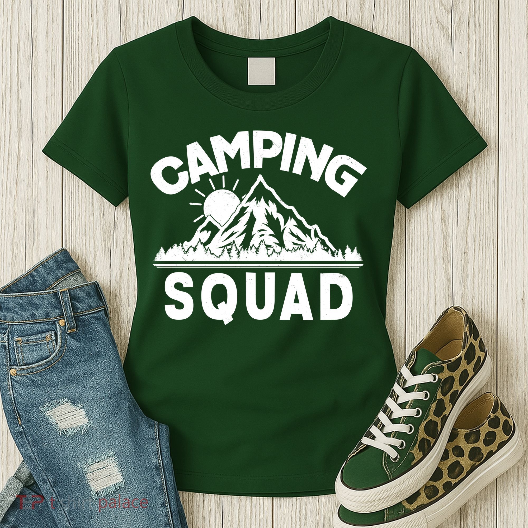 Vintage Camping Squad Wilderness Women's T-Shirt