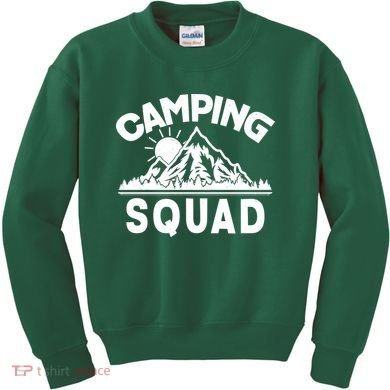 Vintage Camping Squad Wilderness Kids Sweatshirt