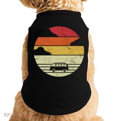 Vintage Camping Sunset Doggie Tank