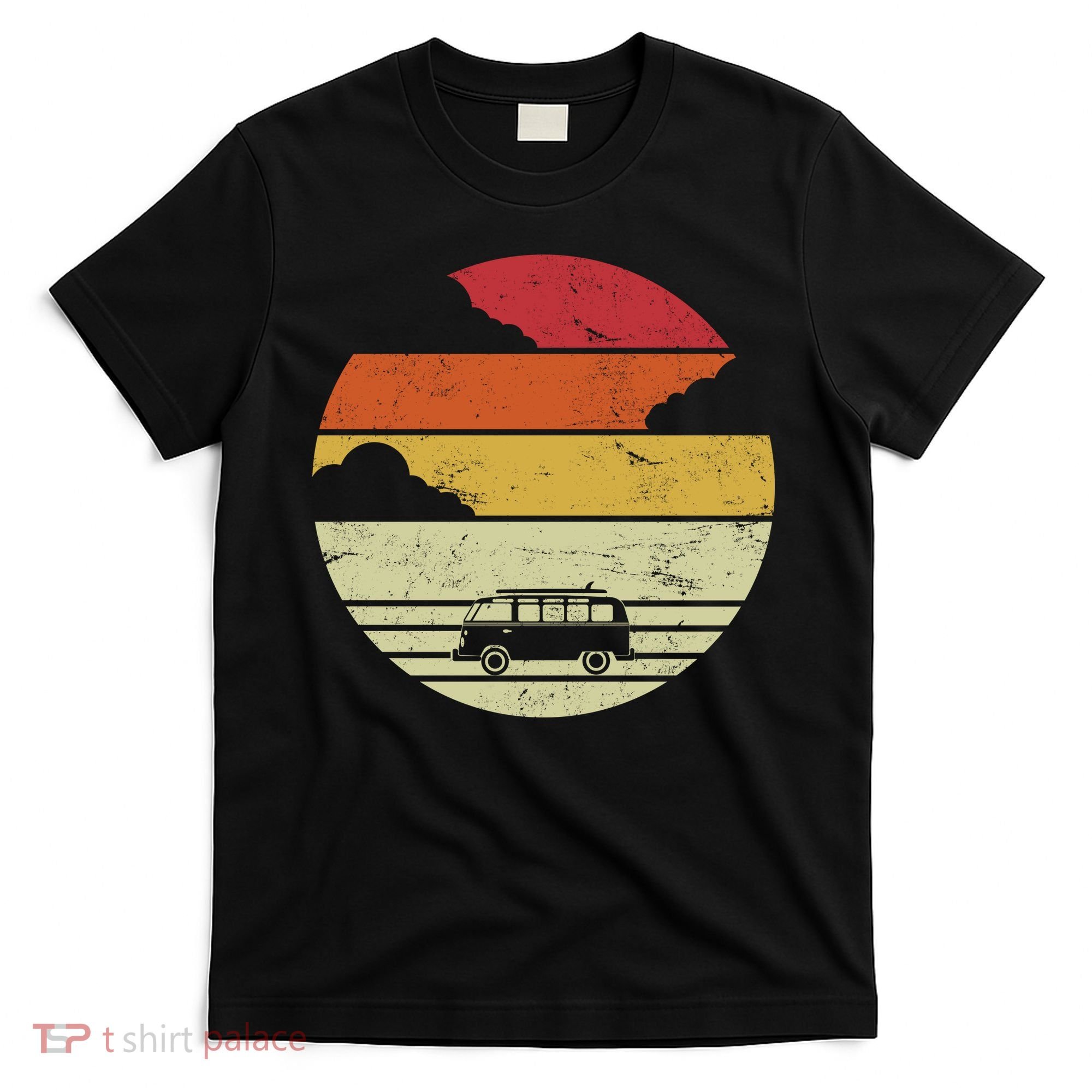 Vintage Camping Sunset T-Shirt