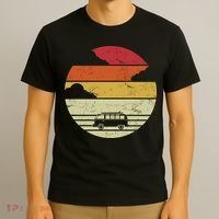 Vintage Camping Sunset T-Shirt thumb 3