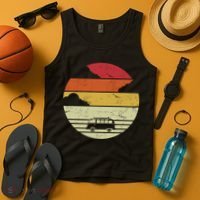 Vintage Camping Sunset Tank Top thumb 4