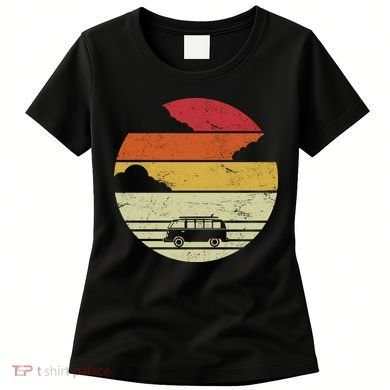 Vintage Camping Sunset Women's T-Shirt