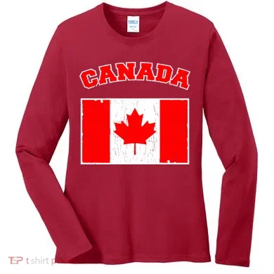 Vintage Canada Women's Long Sleeve Shirt