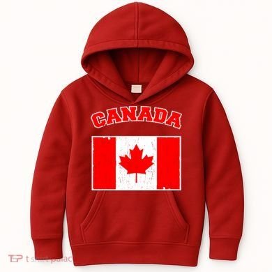 Vintage Canada Kids Hoodie