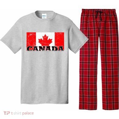Vintage Canadian Flag Canada Pajama Set