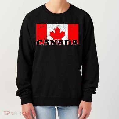 Vintage Canadian Flag Canada Women's Sweatshirt
