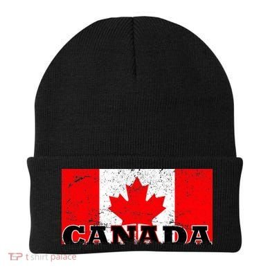 Vintage Canadian Flag Canada Beanie