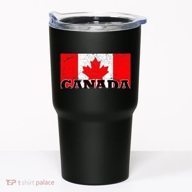 Vintage Canadian Flag Canada Tumbler
