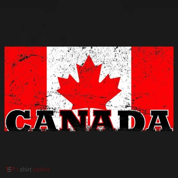 Vintage Canadian Flag Canada Baby Bodysuit