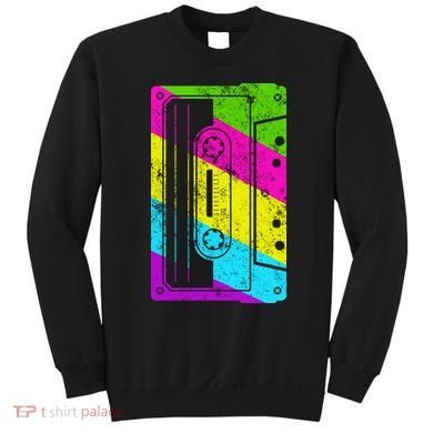Vintage Cassette Tape 80s  Sweatshirt