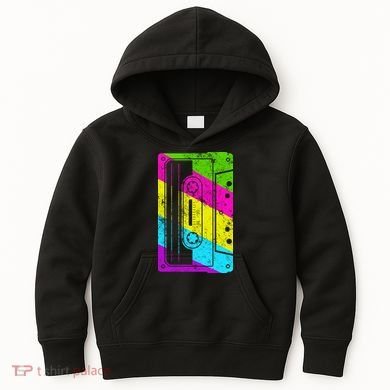 Vintage Cassette Tape 80s  Kids Hoodie