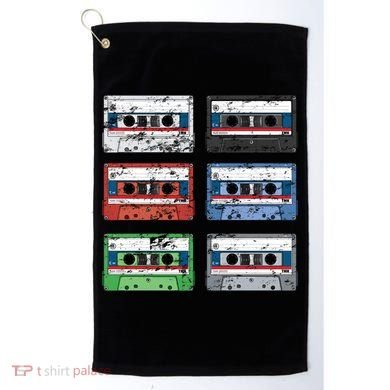 Vintage Cassette Tapes Golf Towel
