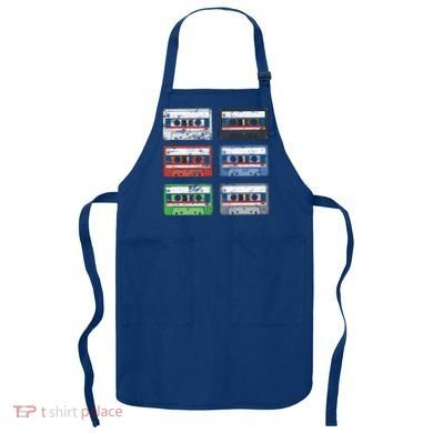 Vintage Cassette Tapes Apron