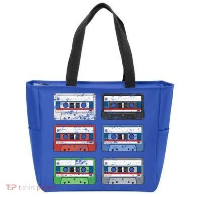 Vintage Cassette Tapes Tote Bag
