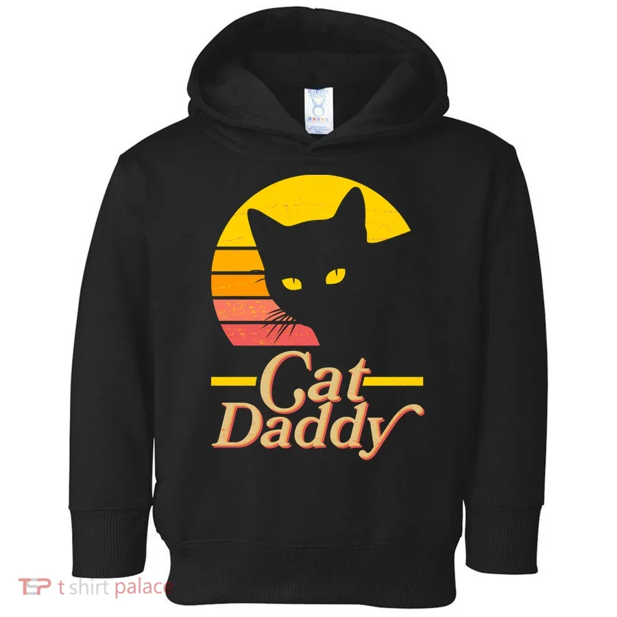 Vintage Cat Daddy Toddler Hoodie
