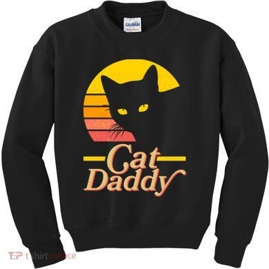 Vintage Cat Daddy Kids Sweatshirt