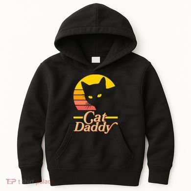 Vintage Cat Daddy Kids Hoodie