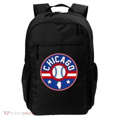 Vintage Chicago Baseball Emblem Backpack