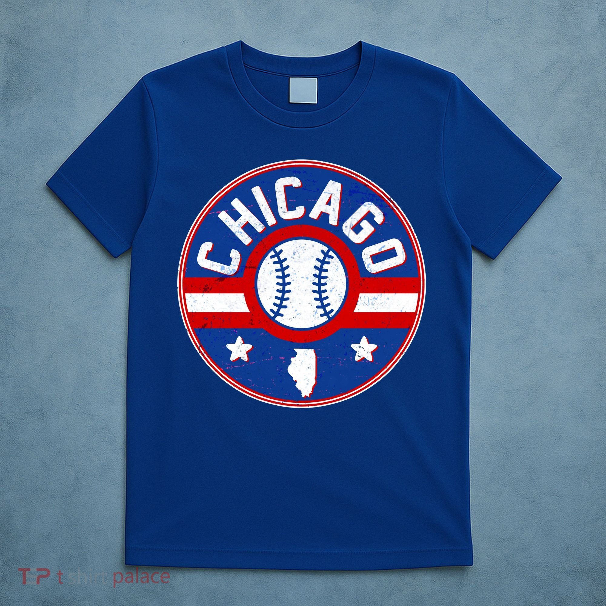 Vintage Chicago Baseball Emblem T-Shirt