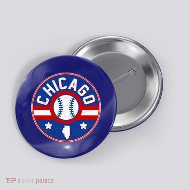 Vintage Chicago Baseball Emblem Button