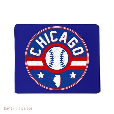 Vintage Chicago Baseball Emblem Mousepad