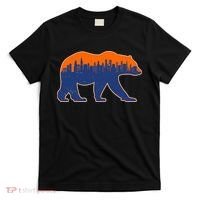 Vintage Chicago Illinois Skyline Bears Football T-Shirt thumb 0