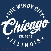 Vintage Chicago The Windy City Illinois EST 1848 T-Shirt thumb 7