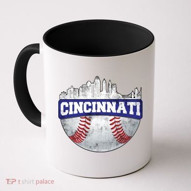 Vintage Cincinnati Ohio Baseball City Coffee Mug