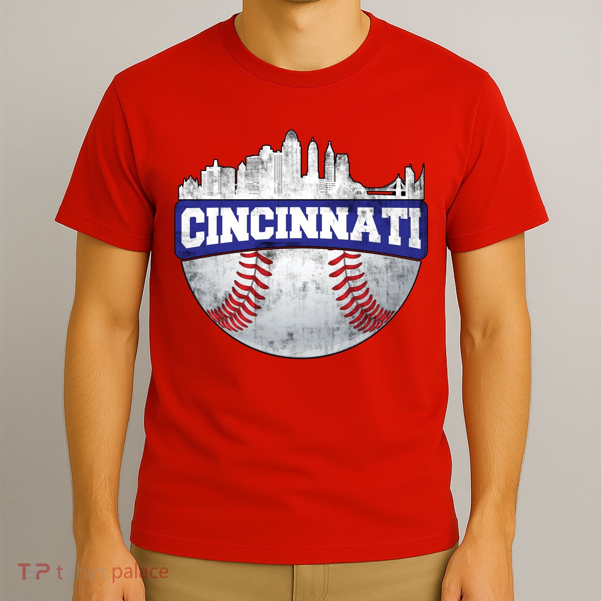 Vintage Cincinnati Ohio Baseball City T-Shirt