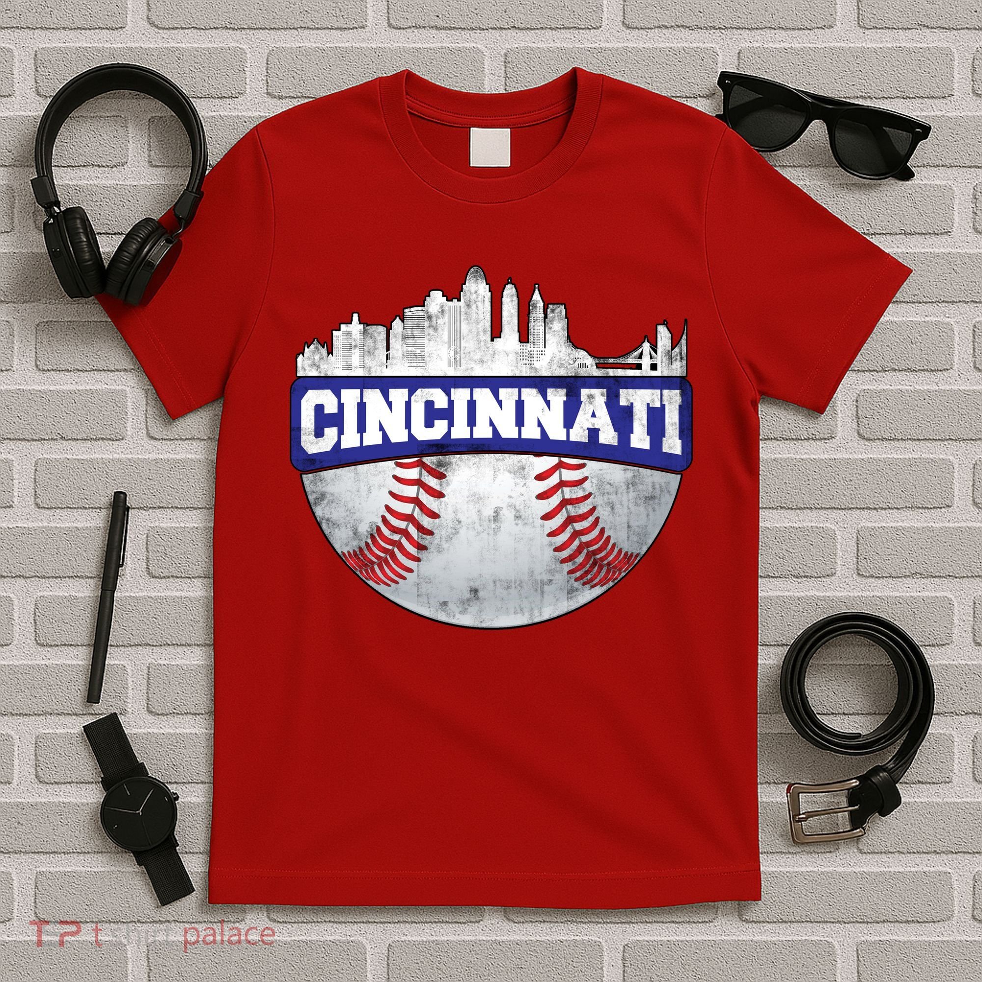 Vintage Cincinnati Ohio Baseball City T-Shirt