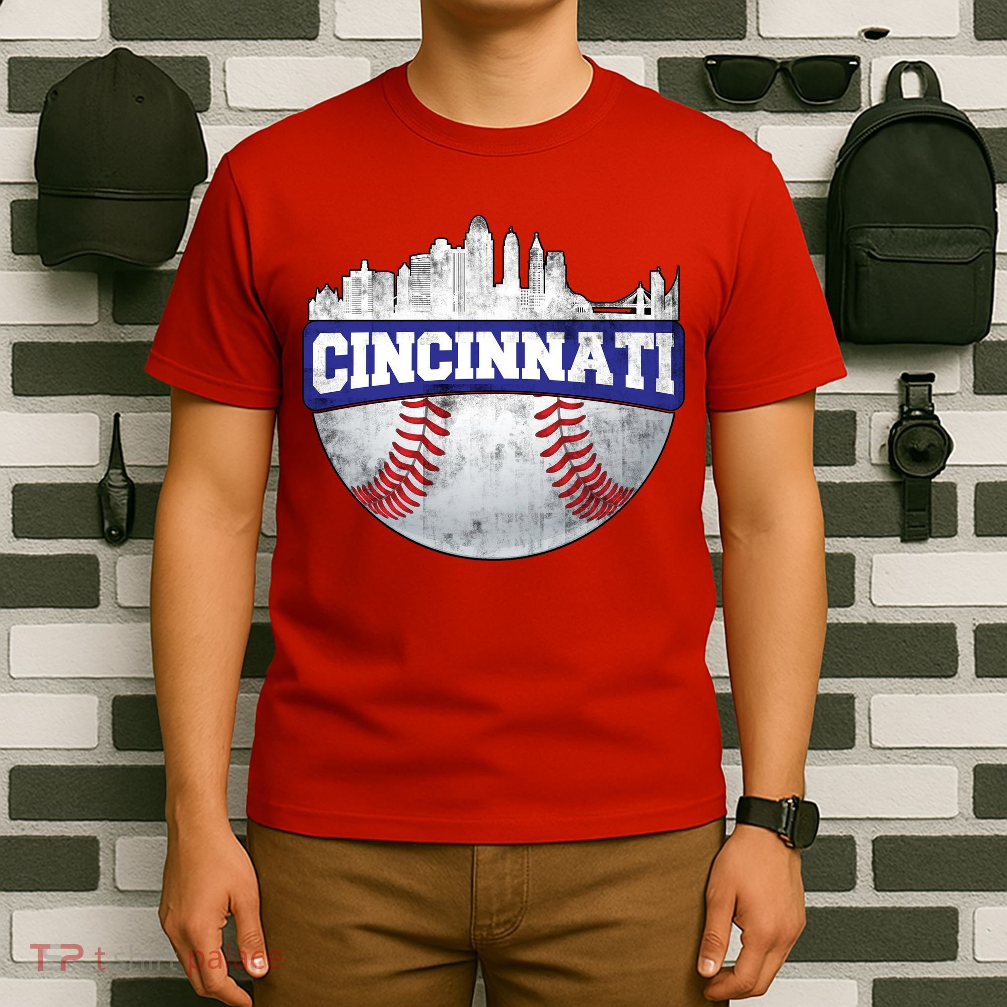 Vintage Cincinnati Ohio Baseball City T-Shirt