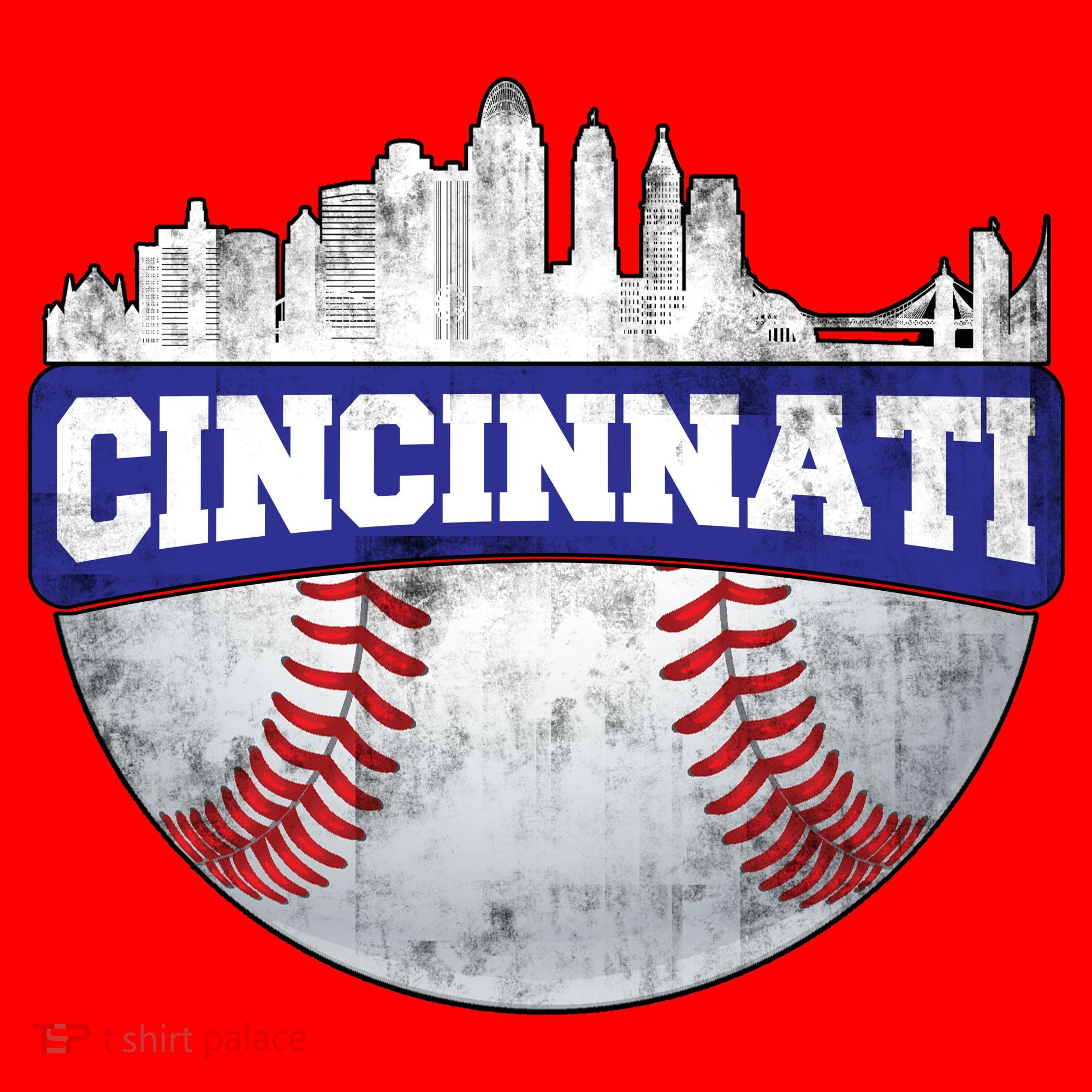 Vintage Cincinnati Ohio Baseball City T-Shirt