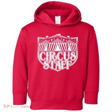 Vintage Circus Staff  Toddler Hoodie