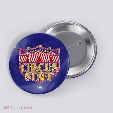 Vintage Circus Staff Carnival Button
