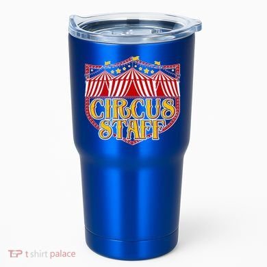 Vintage Circus Staff Carnival Tumbler