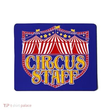 Vintage Circus Staff Carnival Mousepad