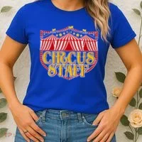Vintage Circus Staff Carnival Women's T-Shirt thumb 2
