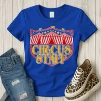 Vintage Circus Staff Carnival Women's T-Shirt thumb 3