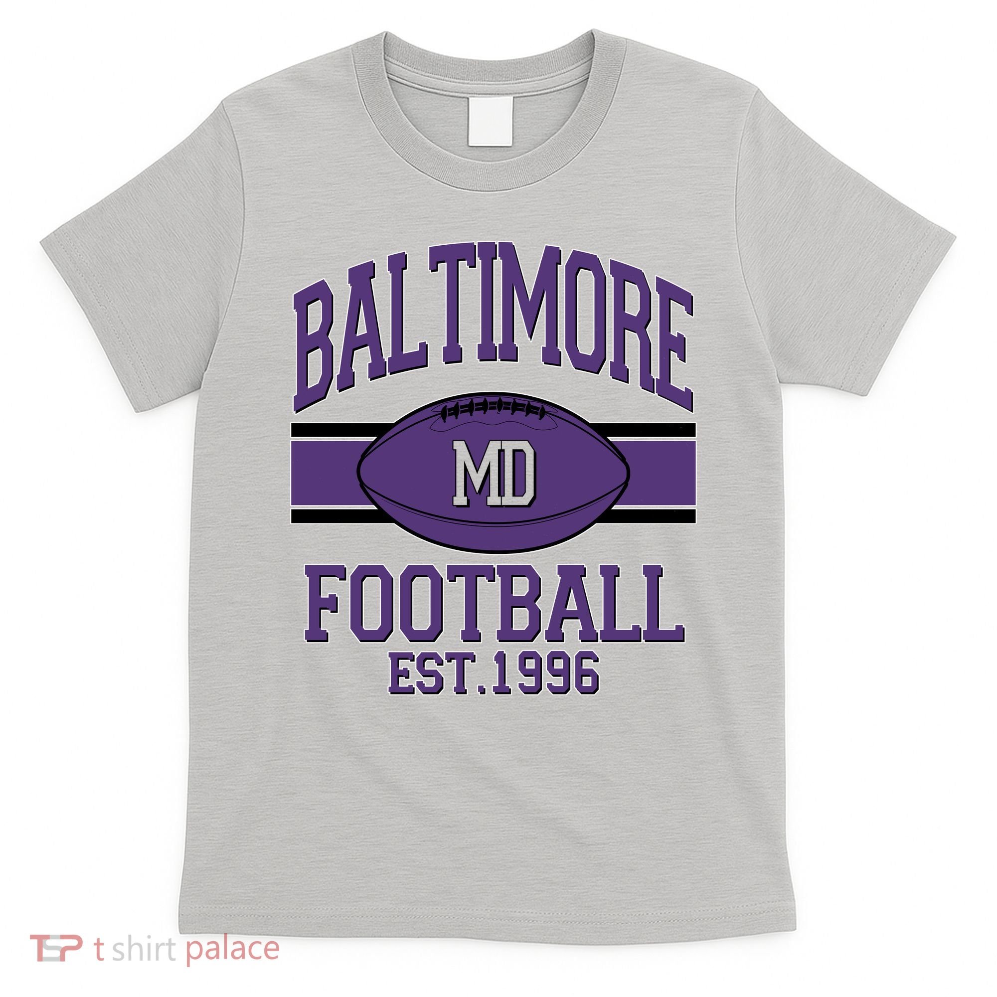 Vintage Classic Baltimore Maryland Ravens Football EST1996 T-Shirt